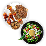 Doner & Chicken Tikka Mix Kebab 