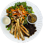 Hot Hut Special Loaded Fries 