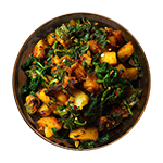 Spinach Potato Vegetarian Curries 